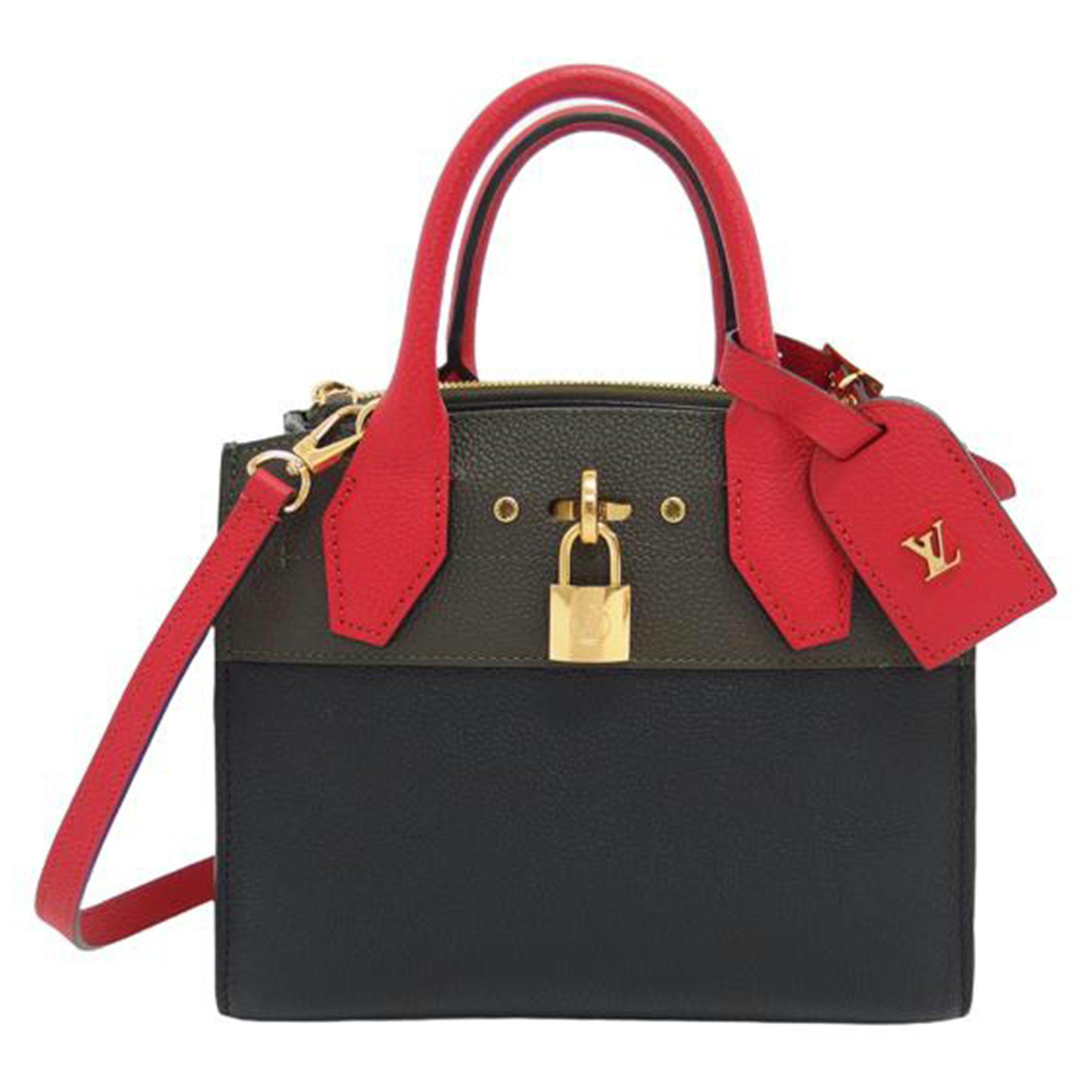 LV ルイ・ヴィトン/シティ・スティーマーMINI/ノワール×オリーブ×レッド//DU0***/Aランク/04