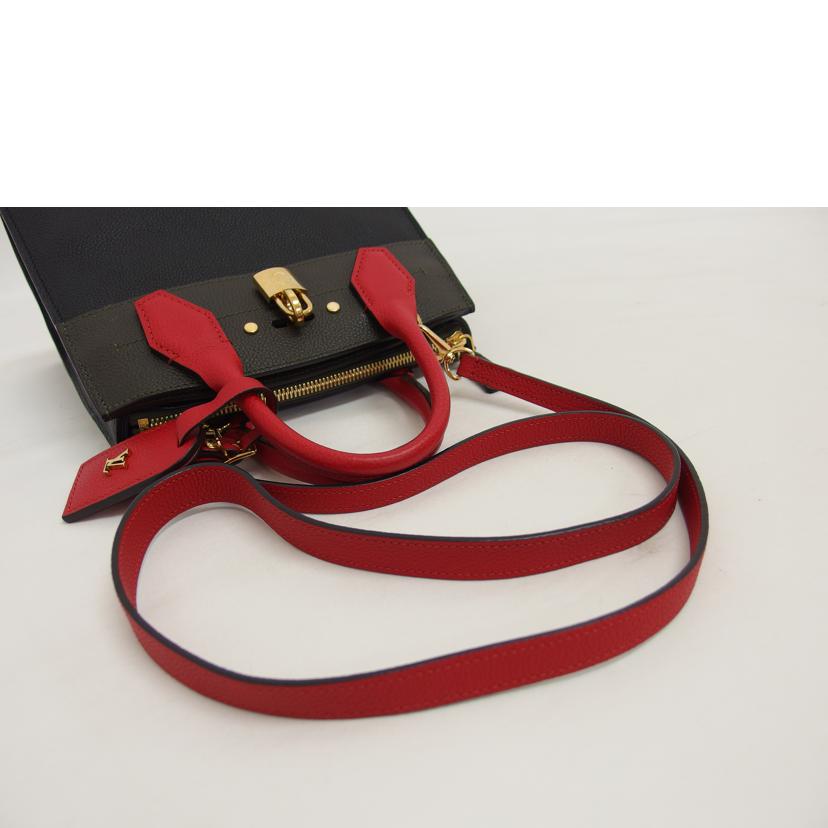 LV ルイ・ヴィトン/シティ・スティーマーMINI/ノワール×オリーブ×レッド//DU0***/Aランク/04
