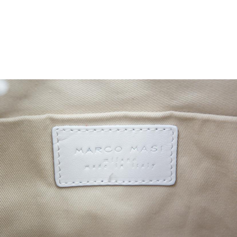 MARCO MASI マルコマージ/レザー巾着バッグ//Aランク/75