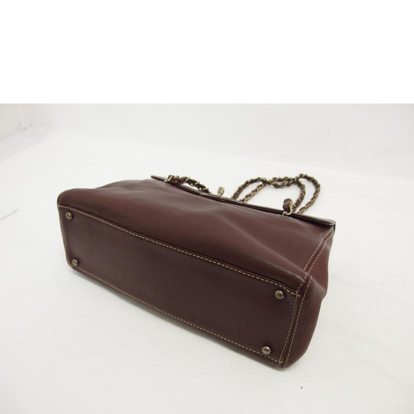 CHANEL シャネル/ココマーク/レザーチェーンショルダーバッグ/ブラウン//694****/ABランク/04