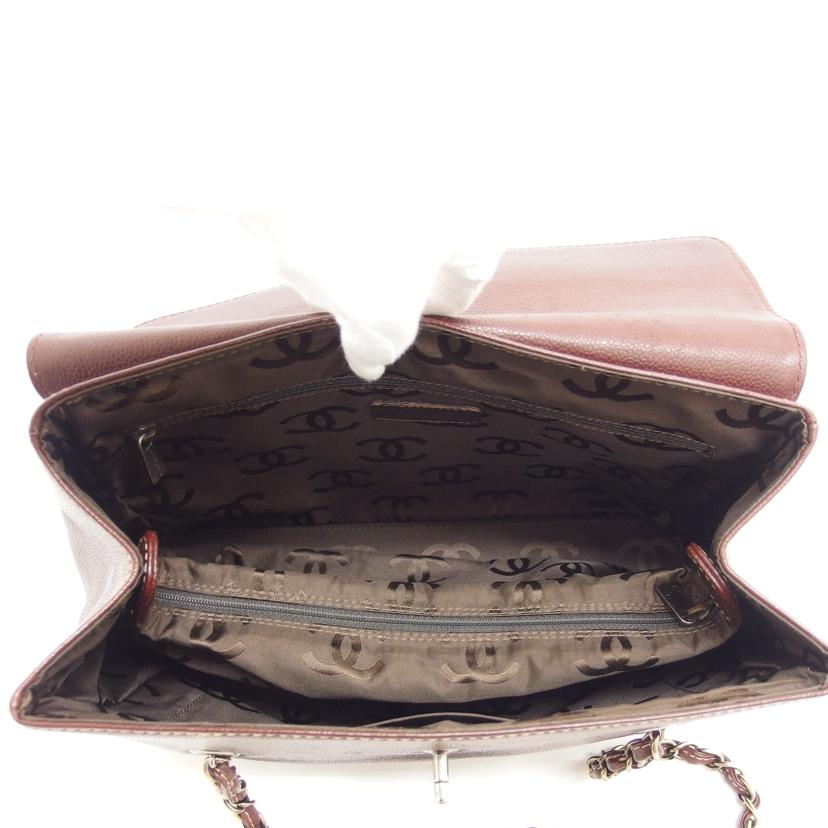 CHANEL シャネル/ココマーク/レザーチェーンショルダーバッグ/ブラウン//694****/ABランク/04