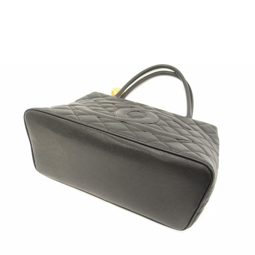 CHANEL シャネル/キャビアスキン復刻トート/ブラック/A01804//418***/Aランク/69