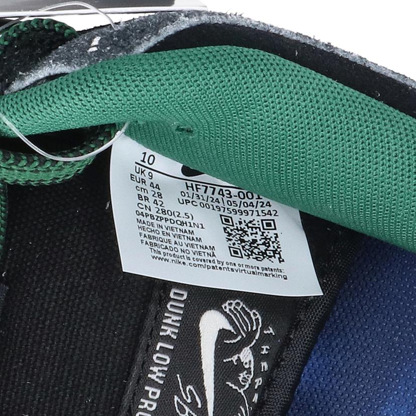 NIKE ナイキ/There Skateboards×NIKE SB DUNK LOW QS/HF7743-001//Sランク/05