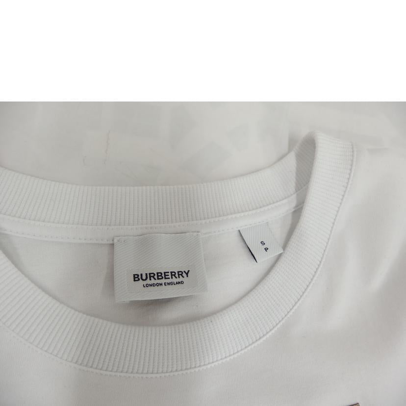 BURBERRY バーバリー/BURBERRY ラベルアップリケコットンTシャツ/WH//Bランク/82