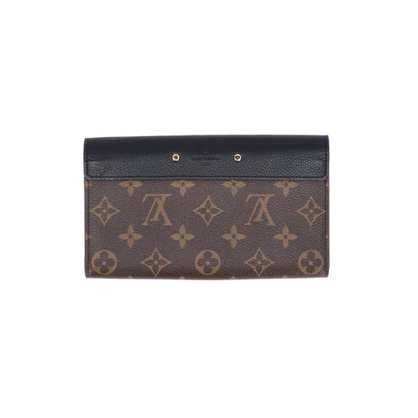 LV ルイヴィトン/ポルトフォイユパラス/モノグラムノワール/M58415//SN3***/Aランク/75