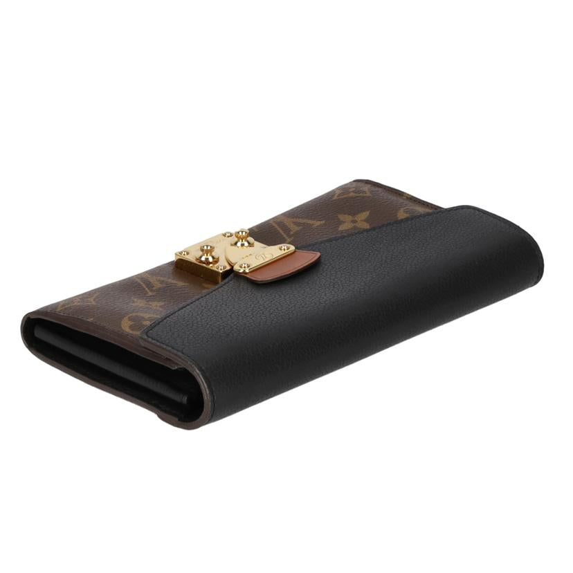 LV ルイヴィトン/ポルトフォイユパラス/モノグラムノワール/M58415//SN3***/Aランク/75