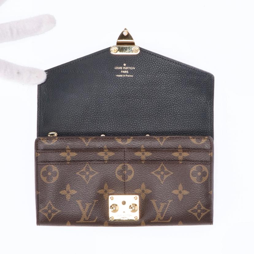 LV ルイヴィトン/ポルトフォイユパラス/モノグラムノワール/M58415//SN3***/Aランク/75