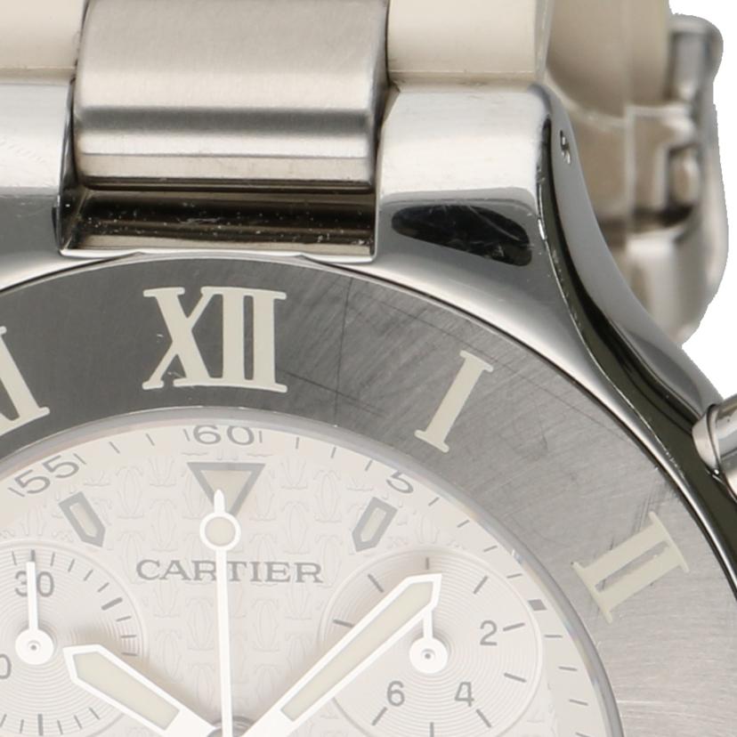 Cartier カルティエ/マスト21/ヴァンティアン/クロノスカフ/クオーツ/W10184U2//242*********/ABランク/91