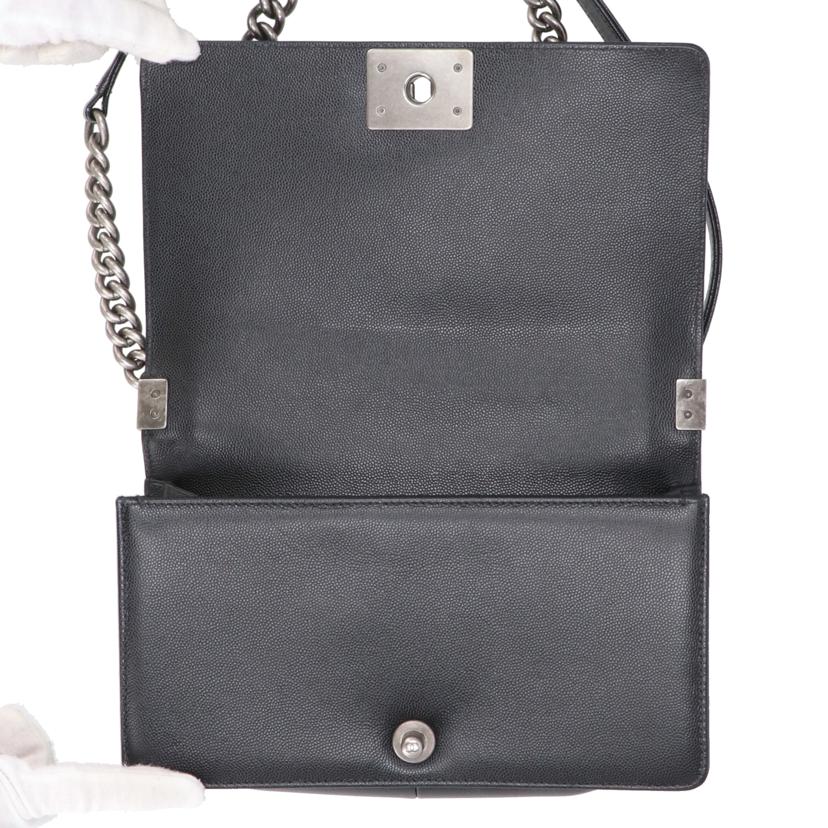 CHANEL シャネル/キャビアスキンボーイシャネルチェーンショルダー/A67086//281*****/Aランク/89
