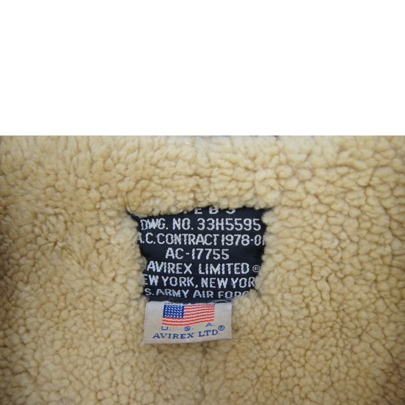AVIREX アヴィレックス/AVIREX 80’s B-3 フライトジャケット ムートン/33H5595//Cランク/78