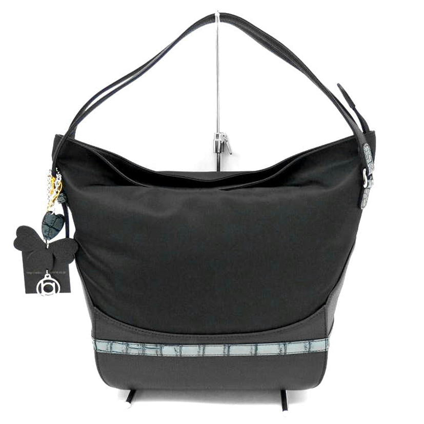 BEAUGRAND ボーグラン/ナイロン×クロコダイル 2wayバッグ//SAランク/77