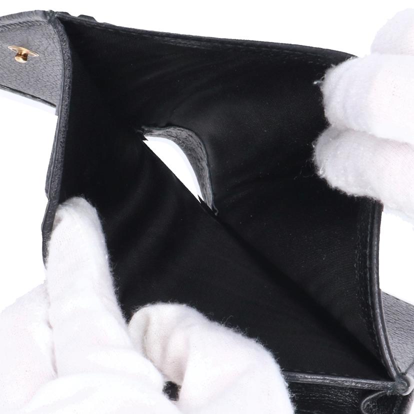 GUCCI グッチ/GGマーモント/ラインクリスタルコンパクトウォレット/499783//041*/SAランク/91