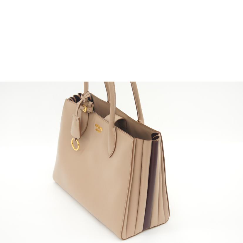 PRADA プラダ/PRADA ビブリオテークトート/ベージュ//ABランク/75