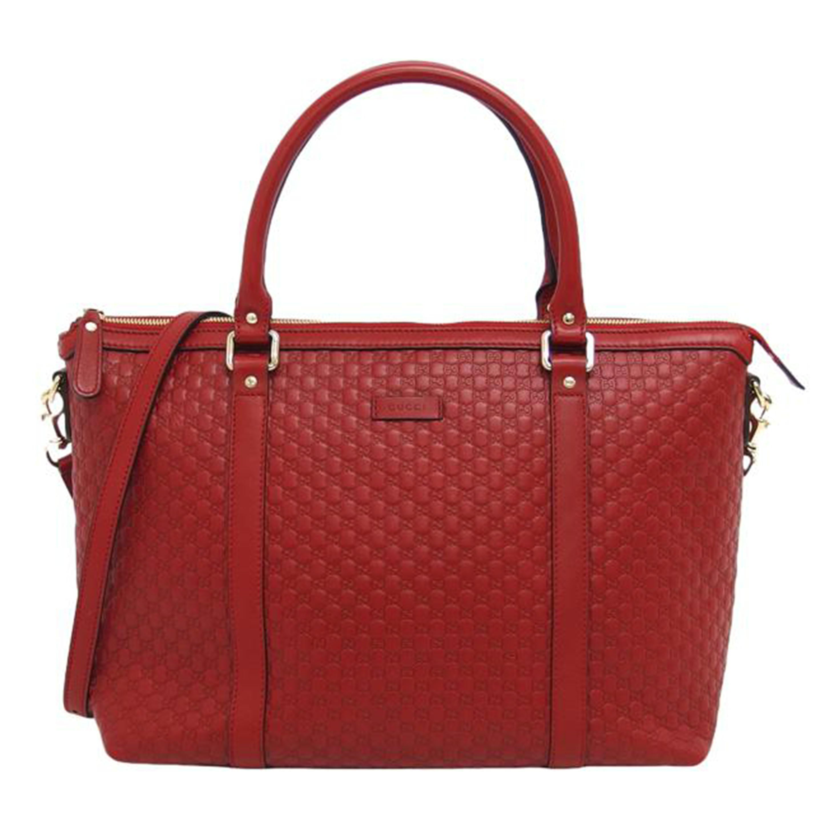 GUCCI グッチ/マイクログッチシマ/2WAYトートバッグ/レッド/449655//204***/Aランク/04