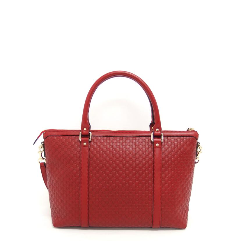 GUCCI グッチ/マイクログッチシマ/2WAYトートバッグ/レッド/449655//204***/Aランク/04
