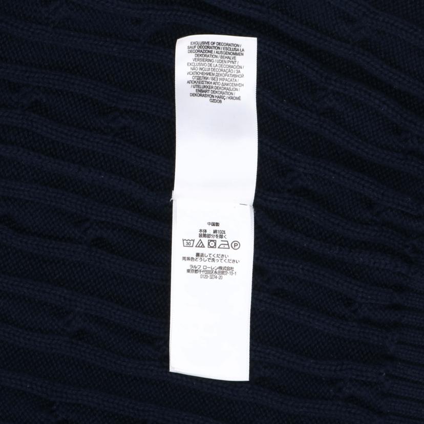 Ralph Lauren POLO ラルフローレン/Ralph Lauren POLO ケーブルニット Vネック NV//Bランク/78