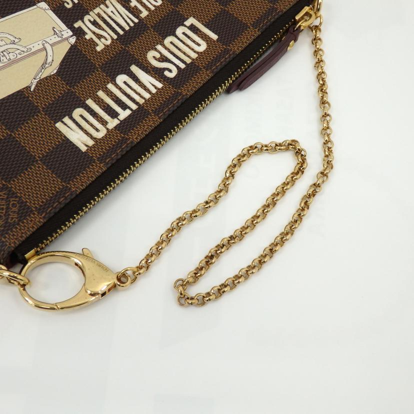 LOUIS VUITTON ルイ・ヴィトン/ポシェット・ミラMM/ダミエ/トランクプリント/N63091//AA4***/Aランク/77