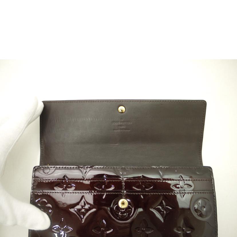 LOUIS VUITTON ルイヴィトン/ポルトフォイユサラ/ヴェルニ/アマラント/M93524//TN3***/Aランク/69
