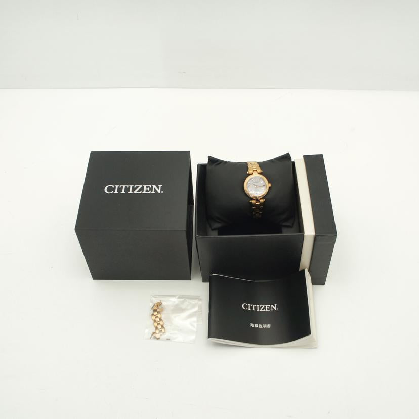 CITIZEN シチズン/エクシードエコドライブ電波時計/レディース/シェル・ダイヤ/H058-T018467//561******/Bランク/75