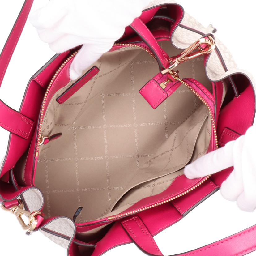 MICHAEL KORS マイケルコース/エミリアシグネチャーラージサッチェル2WAYハンドバッグ/35F0GU5S3B//ABランク/85