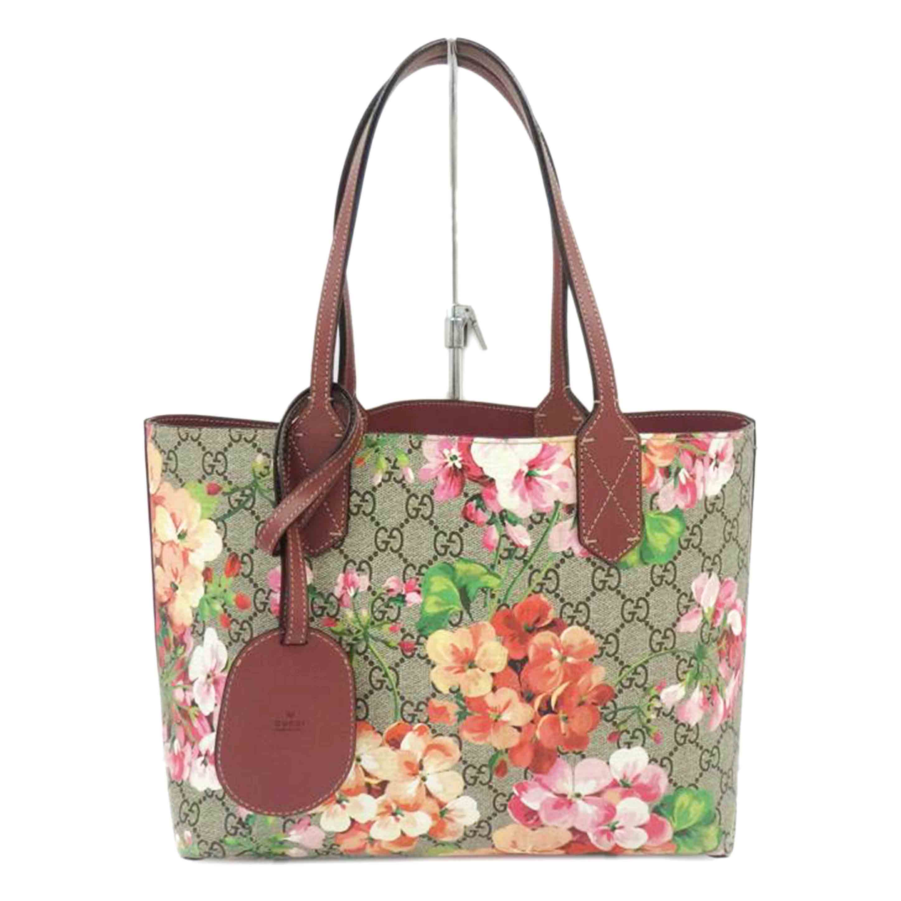 GUCCI グッチ/GGブルームス リバーシブルスモールトート/372618//502***/ABランク/77