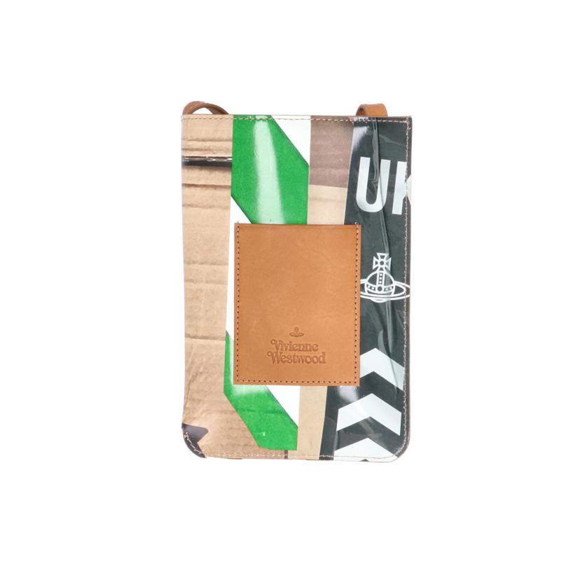Vivienne Westwood ヴィヴィアンウエストウッド/CAUTION TAPE スマホショルダー/VWK893//Aランク/09