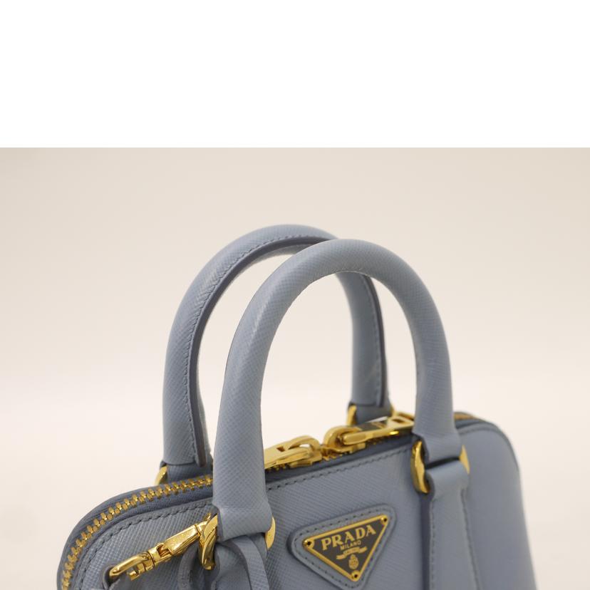 PRADA プラダ/サフィアーノ2wayハンド/スカイブルー/BL0851//7/I/Aランク/69