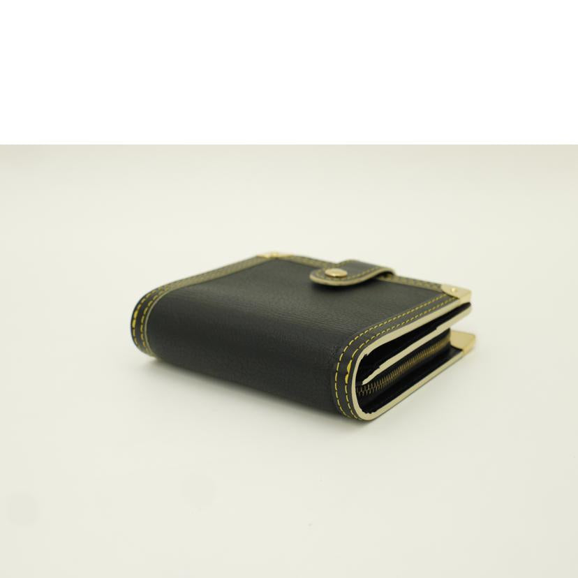 LOUIS VUITTON/コンパクトジップ/スハリ/ブラック/M91828//MI2***/Aランク/69