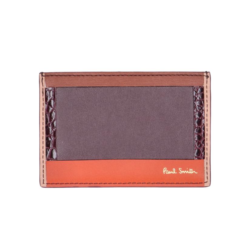 PaulSmith ポールスミス/パッチワークカードケース//Aランク/09