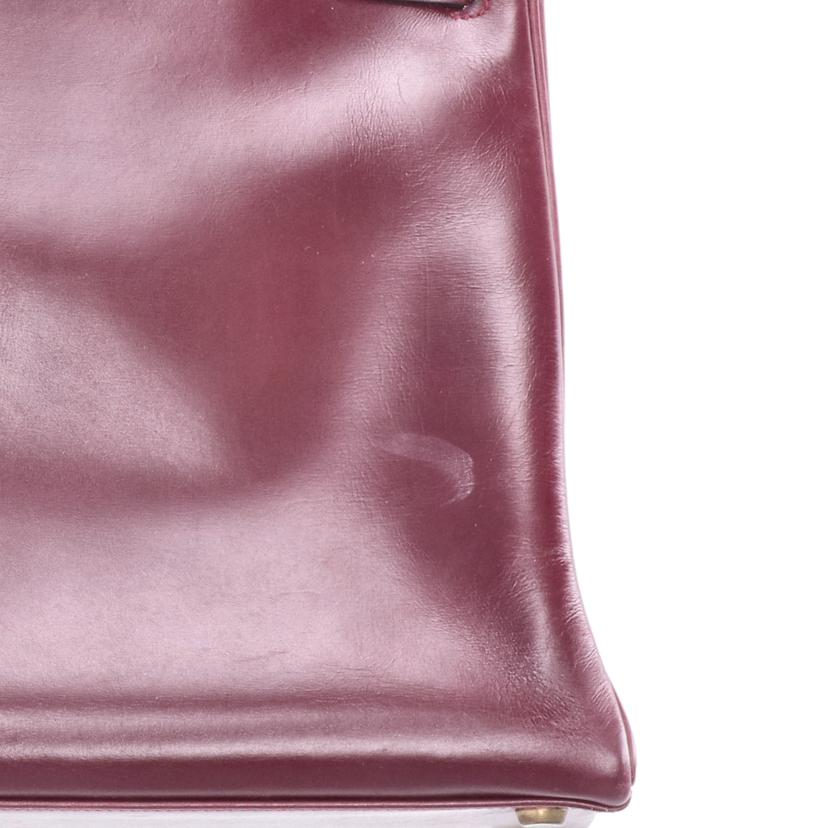 HERMES エルメス/ケリー32/ボックスカーフ/ボルドー//〇I(*****/Bランク/75