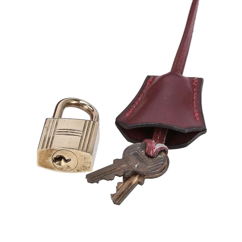 HERMES エルメス/ケリー32/ボックスカーフ/ボルドー//〇I(*****/Bランク/75