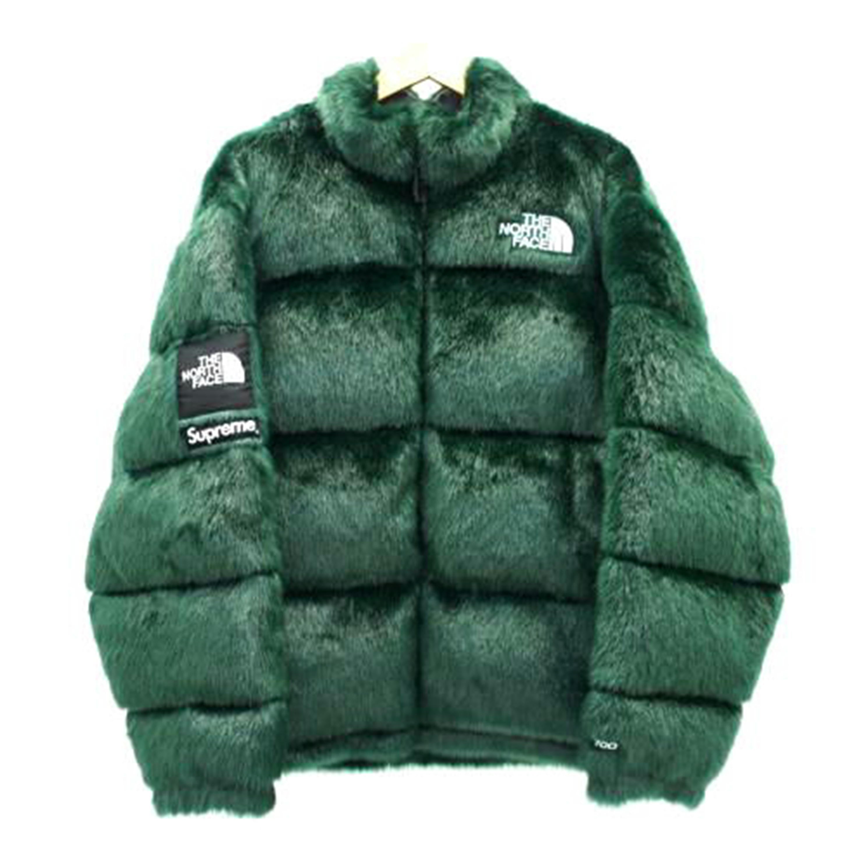 Supreme×THE NORTH FACE シュプリーム × ノースフェイス/Supreme × THE NORTH FACE ファー ヌプシ ジャケット GR/ND920011//ABランク/78