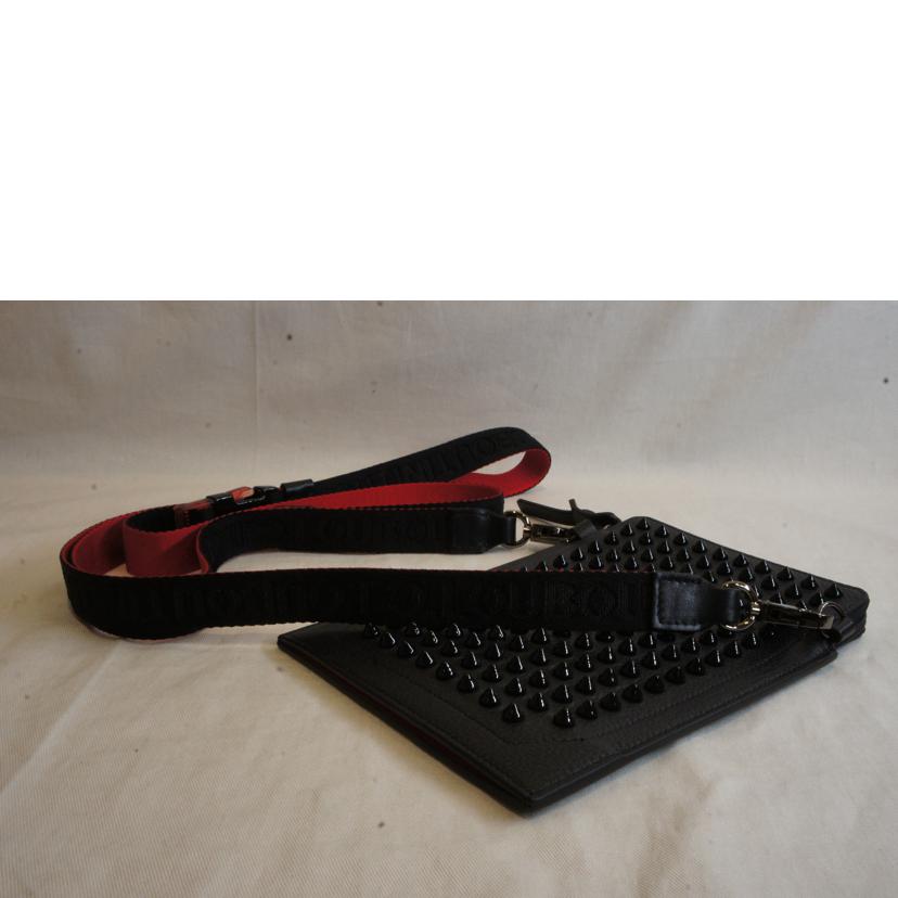 C.Louboutin クリスチャンルブタン/ルビラブクロスボディバッグショルダーブラック/1205145//SAランク/92