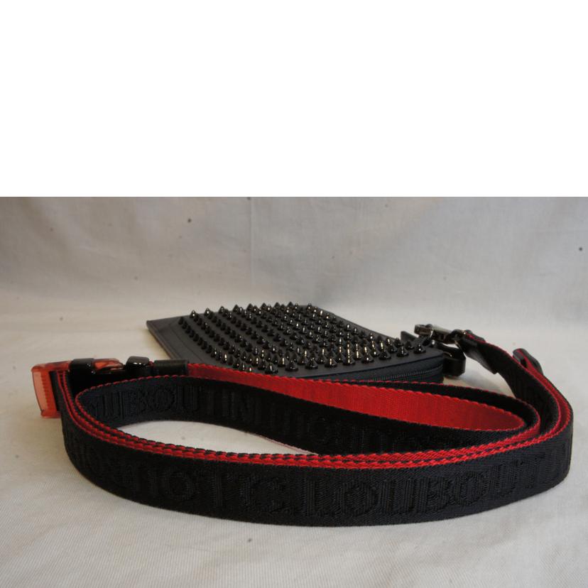 C.Louboutin クリスチャンルブタン/ルビラブクロスボディバッグショルダーブラック/1205145//SAランク/92