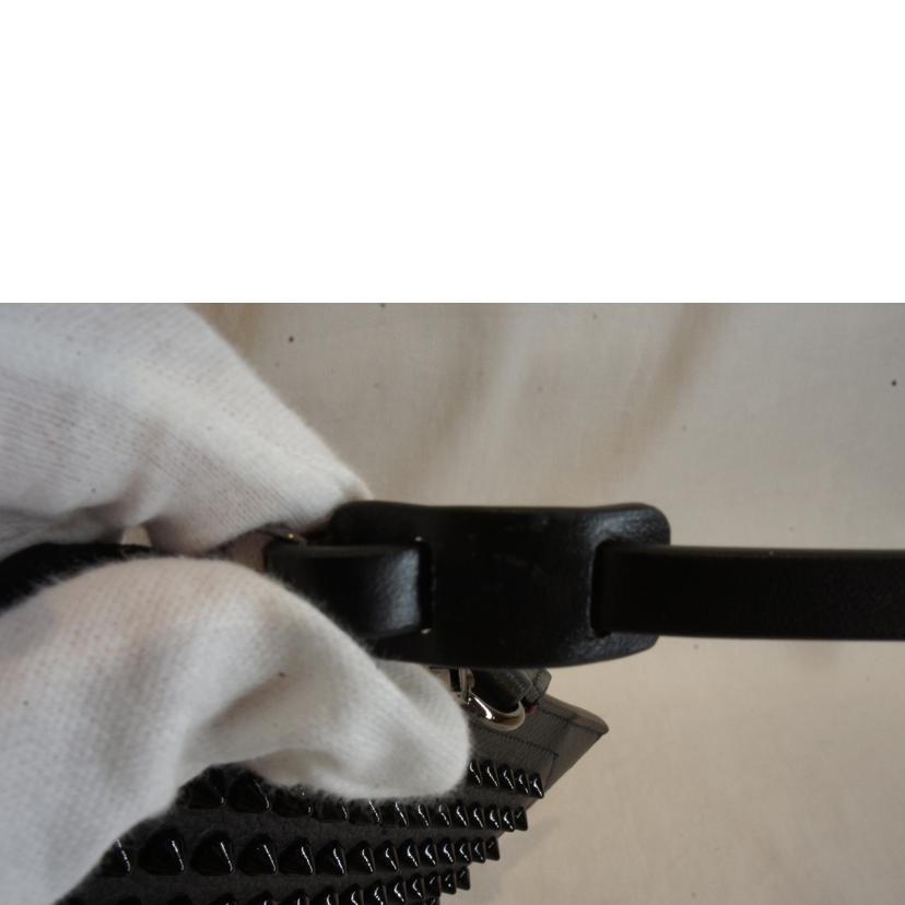 C.Louboutin クリスチャンルブタン/ルビラブクロスボディバッグショルダーブラック/1205145//SAランク/92