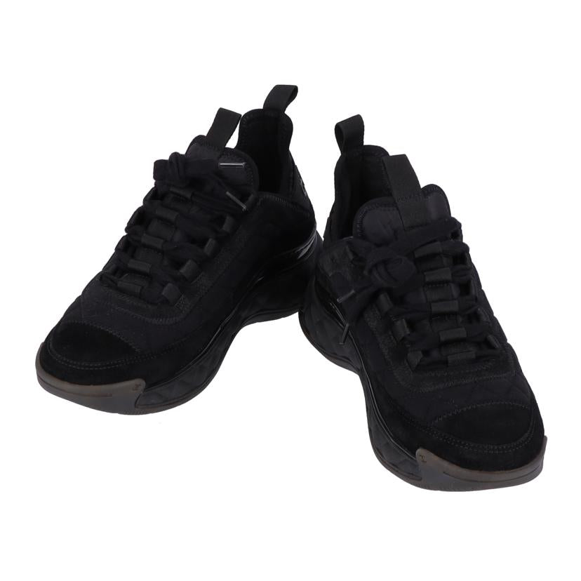 CHANEL/25 シャネル/ココマークキルティングファブリックスニーカー黒/36/G38501//ABランク/75