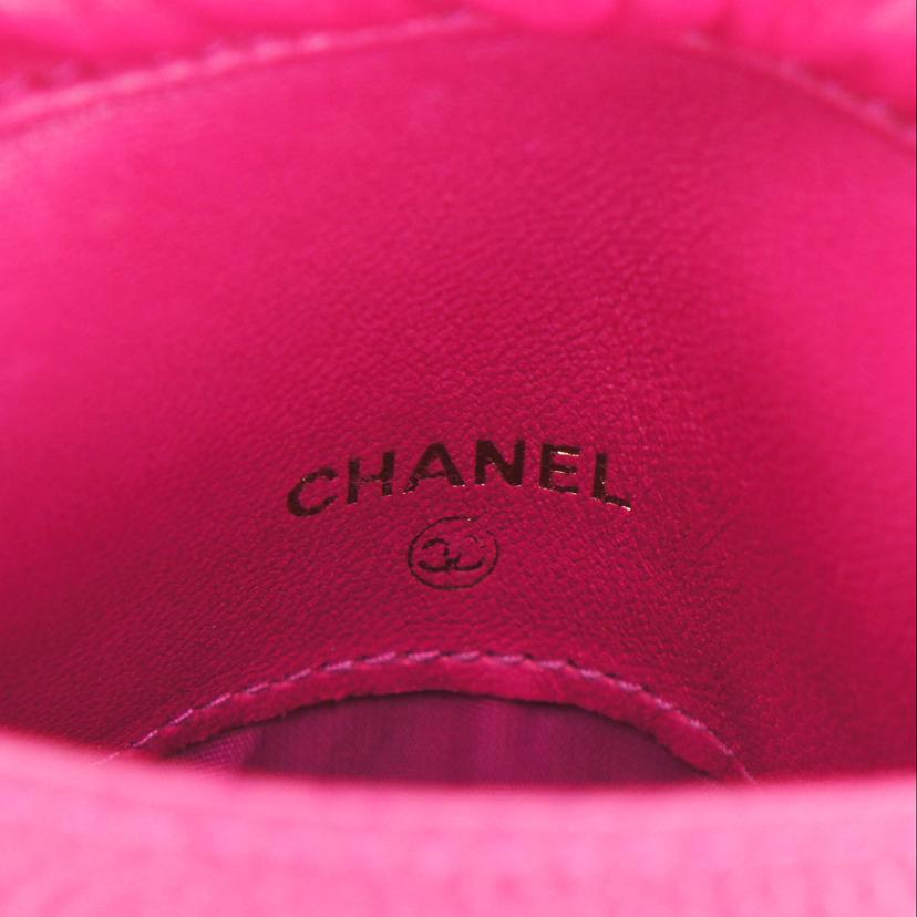 CHANEL シャネル/キャビアスキン・チェーンショルダーポシェット/ピンク/A05278//447****/SAランク/75