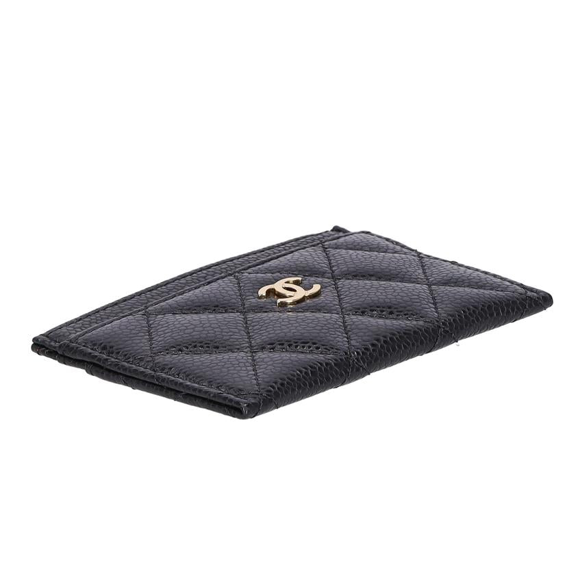 CHANEL シャネル/ココマークマトラッセキャビアスキンカードケース/GD金具/AP2013//AX0*****/SAランク/75