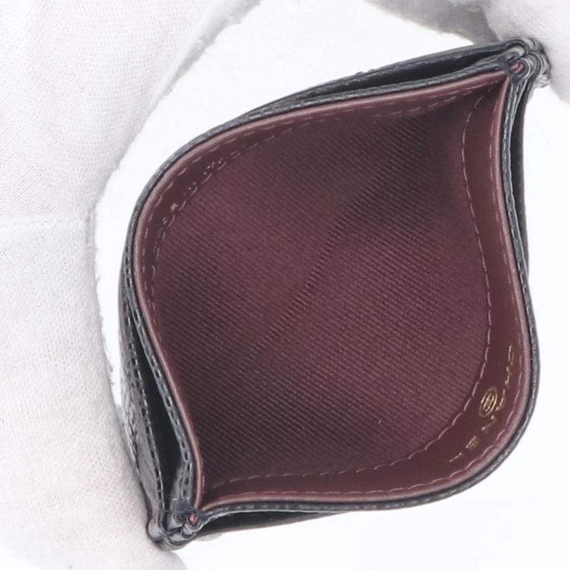 CHANEL シャネル/ココマークマトラッセキャビアスキンカードケース/GD金具/AP2013//AX0*****/SAランク/75