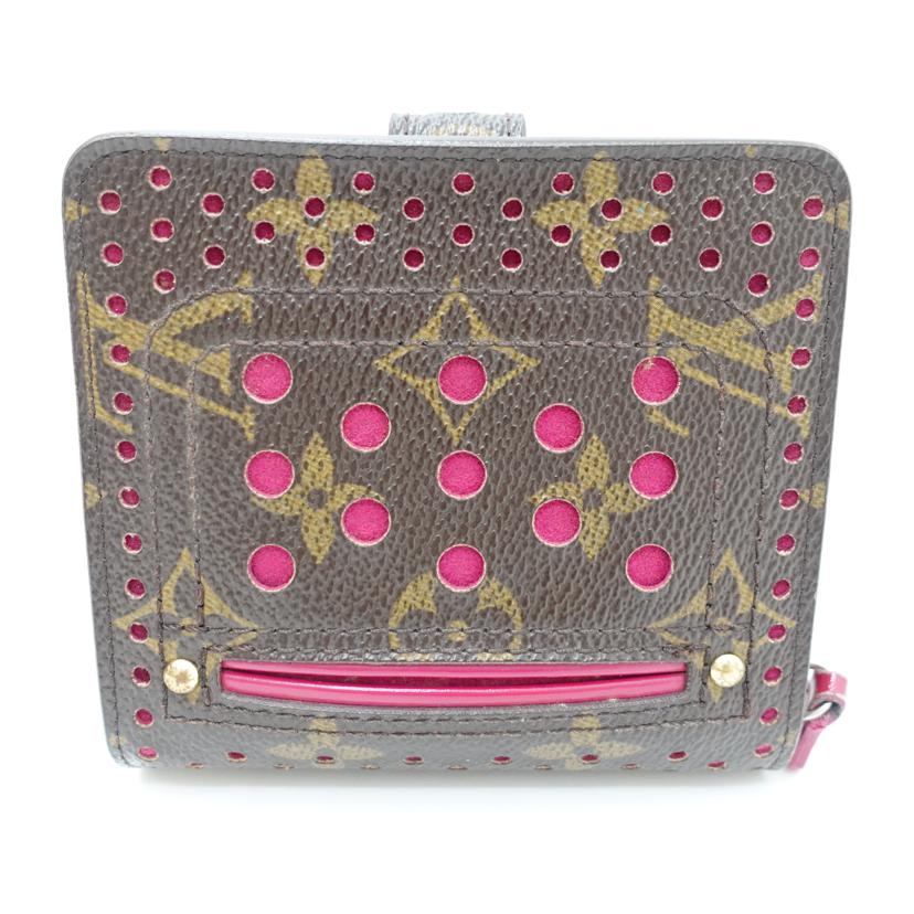 LOUIS VUITTON ルイ・ヴィトン/コンパクトジップ/モノグラム・ペルフォ/フューシャブラウン/M95188//MI0***/Bランク/88