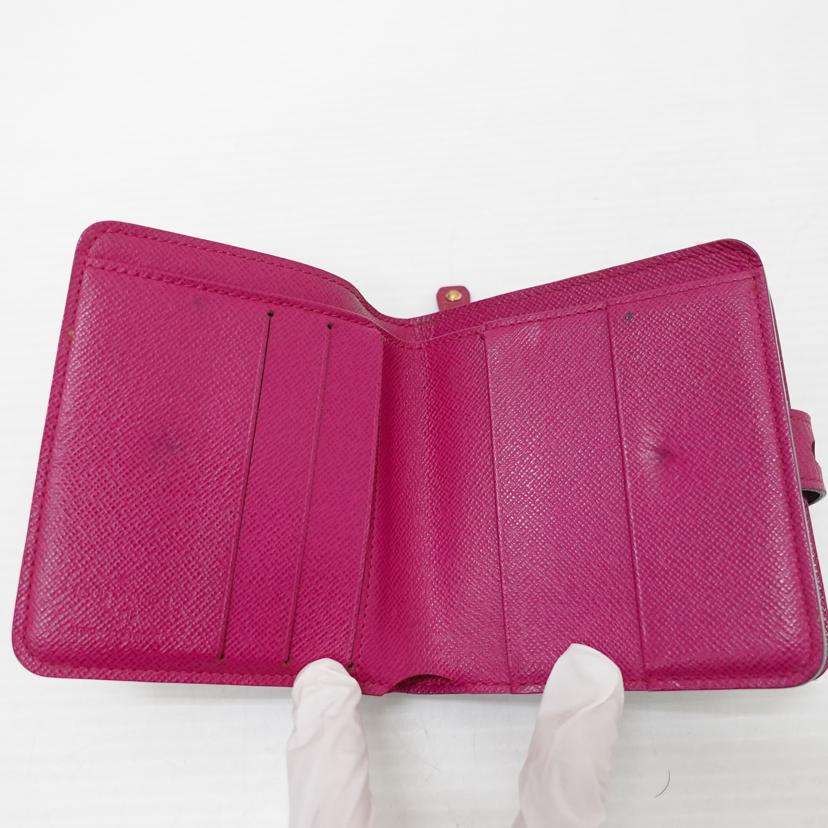 LOUIS VUITTON ルイ・ヴィトン/コンパクトジップ/モノグラム・ペルフォ/フューシャブラウン/M95188//MI0***/Bランク/88
