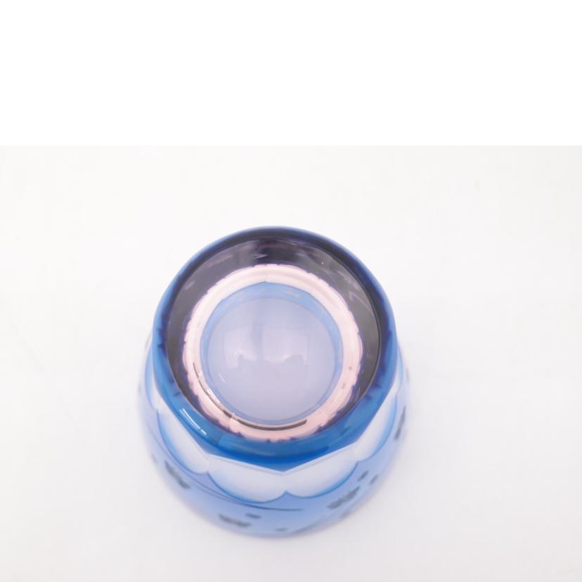 SAIHOU 彩鳳/江戸切子 彩鳳/ミニオールド ブルーピンク//Sランク/69