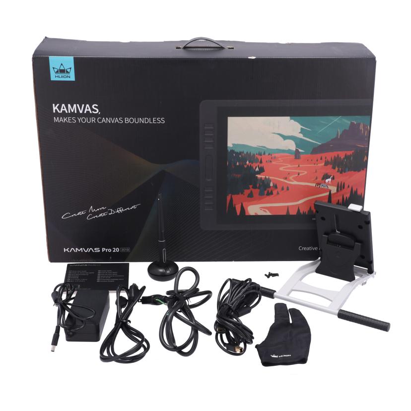 HUION フイオン /液晶タブレット/Kamvas Pro 20(2019)/GT-1901//9ADE1SH00477/Bランク/70