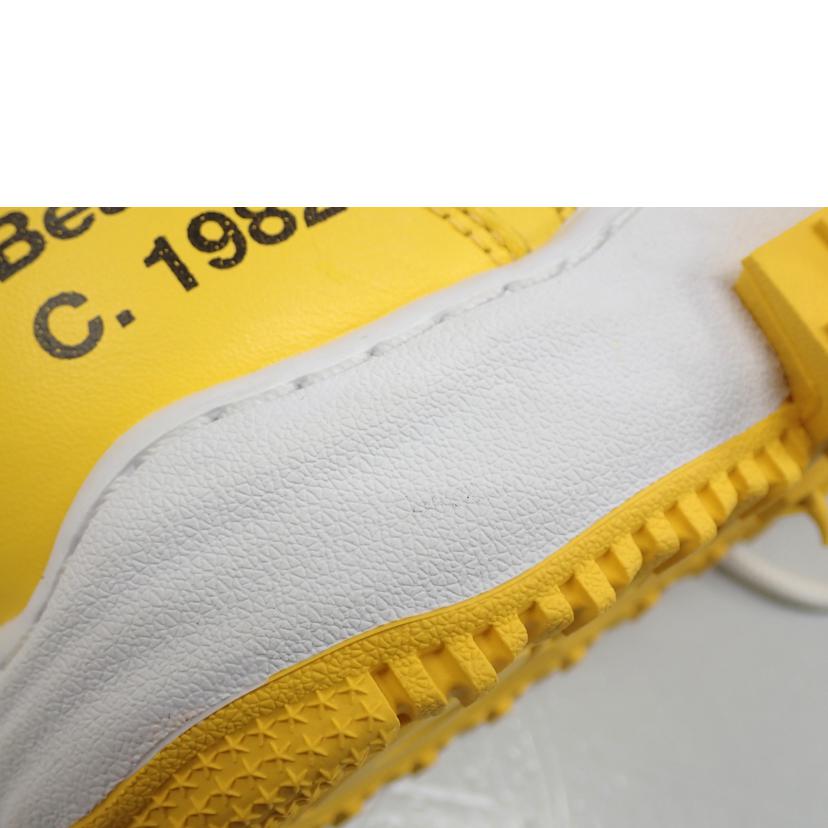 NIKE×Off-White ナイキ×オフホワイト/NIKE×Off-White AIR FORCE 1 MID SP LTHR/DR0500-101//27.5cm/Aランク/62