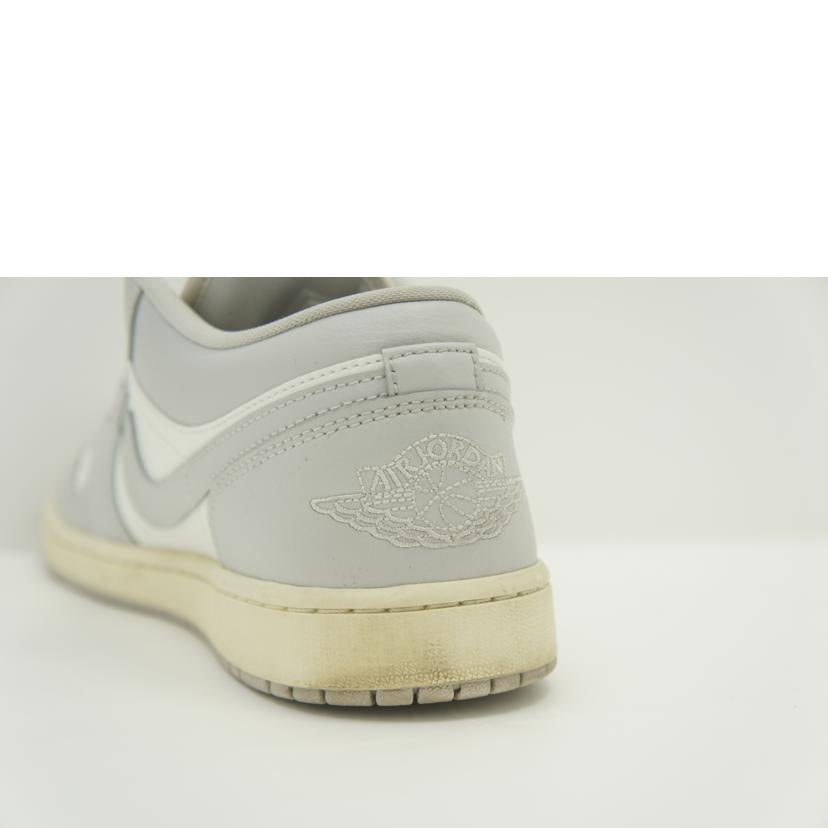 NIKE ナイキ/AIR JORDAN 1 LOW 白×グレー/DC0774 103//Bランク/42