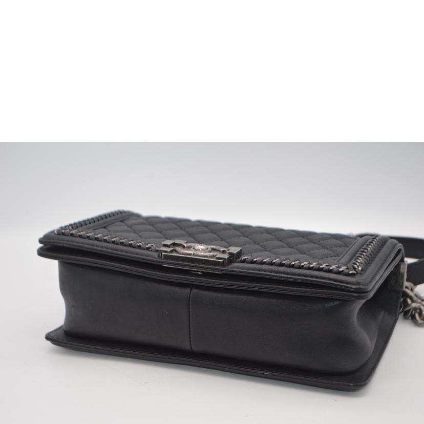 CHANEL シャネル/ボーイシャネルガンメタルハンドルチェーンショルダー/A94804//231*****/Aランク/89