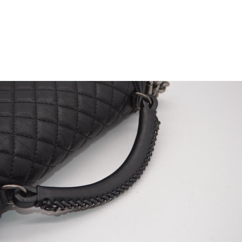 CHANEL シャネル/ボーイシャネルガンメタルハンドルチェーンショルダー/A94804//231*****/Aランク/89