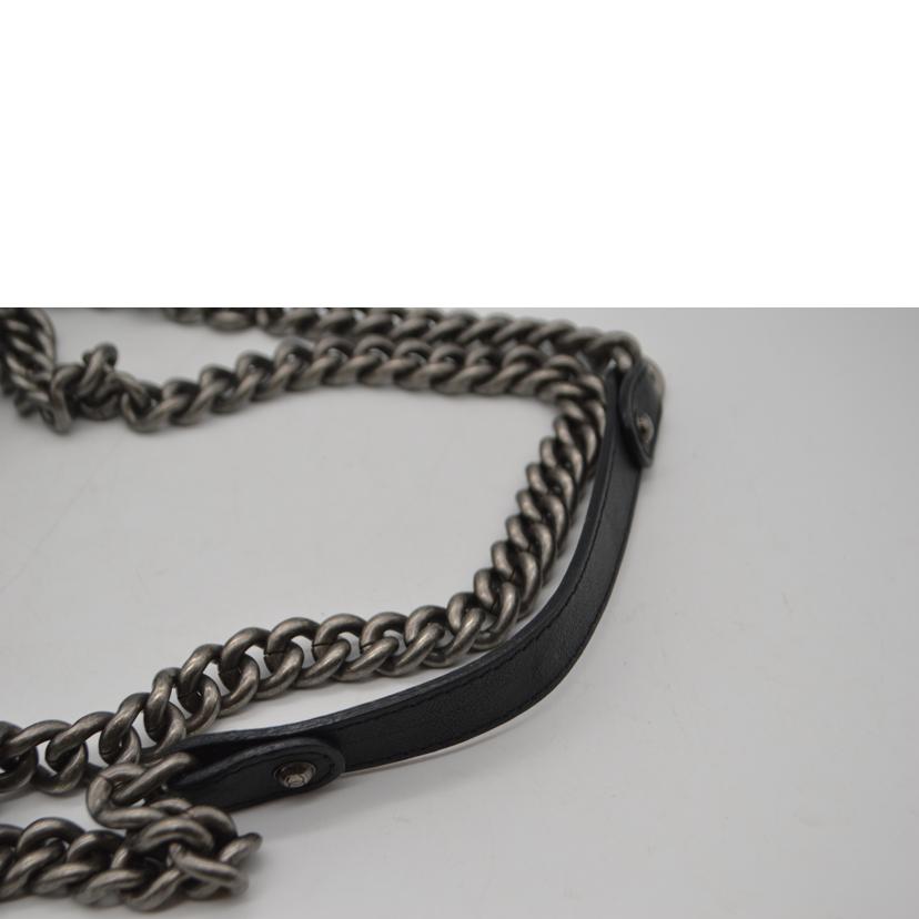 CHANEL シャネル/ボーイシャネルガンメタルハンドルチェーンショルダー/A94804//231*****/Aランク/89