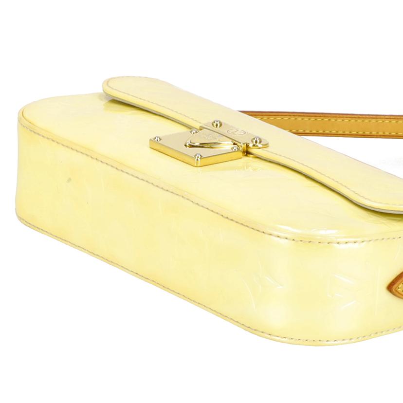 LV ルイヴィトン/マリブストリート/ヴェルニ/ペルルホワイト/M91507//FL0***/Bランク/75