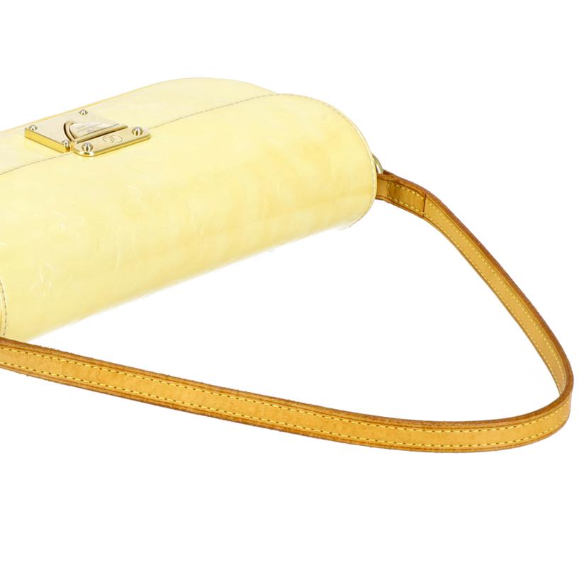 LV ルイヴィトン/マリブストリート/ヴェルニ/ペルルホワイト/M91507//FL0***/Bランク/75